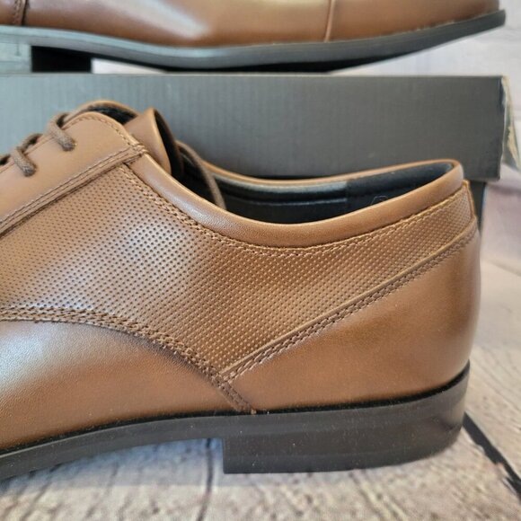 Alfani Men's Victor Faux-Leather Lace-Up Cap-Toe Dress Shoes - Picture 5 of 10